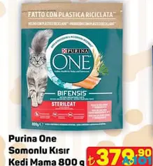 PURİNA ONE SOMONLU KISIRLAŞTIRILMIŞ KEDİ MAMASI 800 G indirimli fiyat PURİNA ONE SOMONLU KISIRLAŞTIRILMIŞ KEDİ MAMASI 800 G fiyat ve kampanya bilgisi